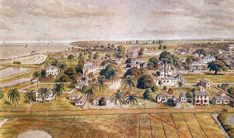 Georgetown Harbour, circa 1850
